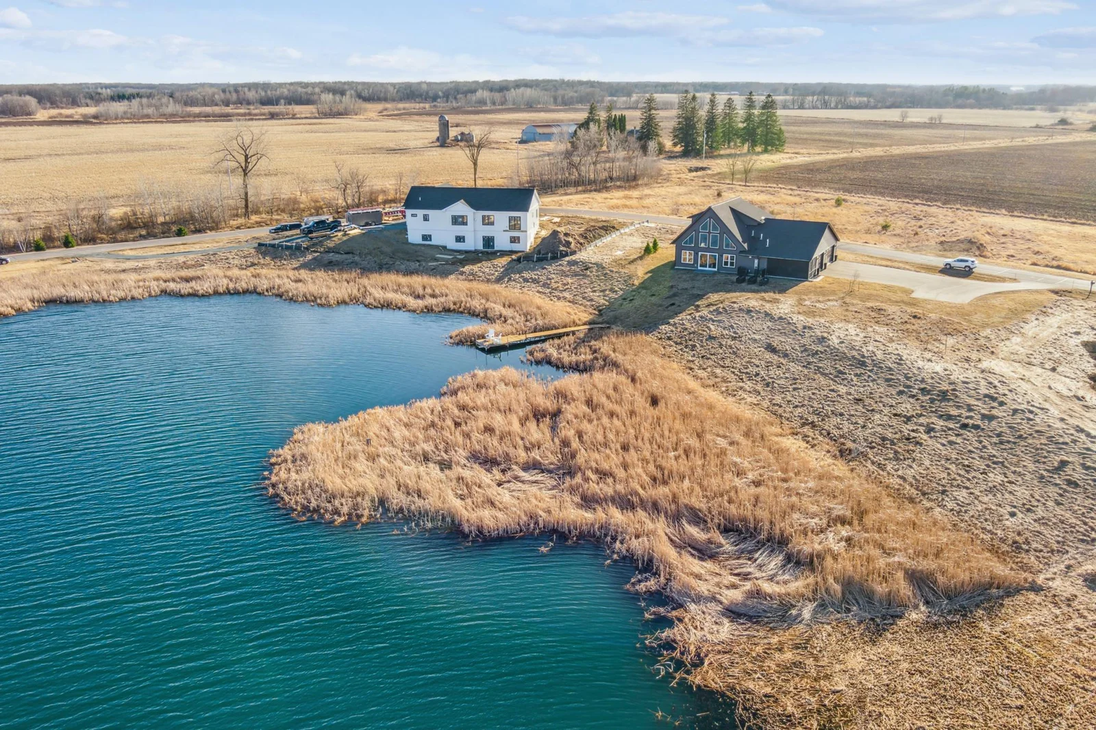 Aerial view from NW