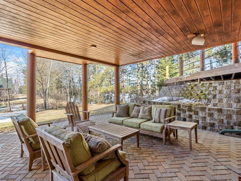 Lower level patio.