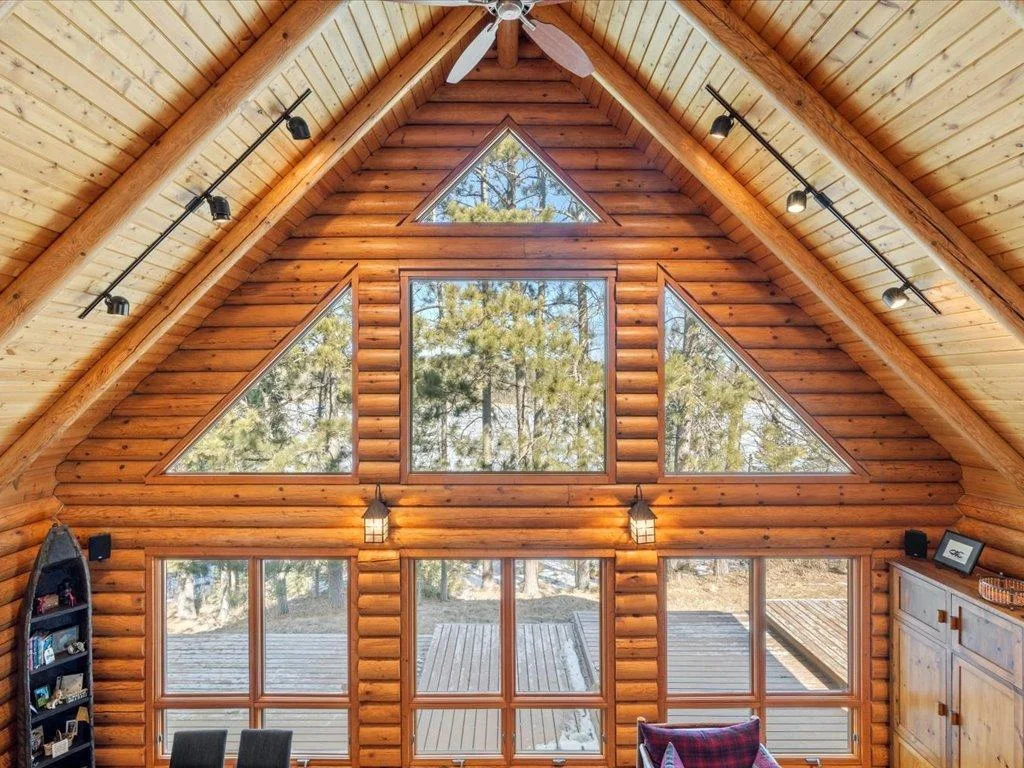 Lake view from loft area.