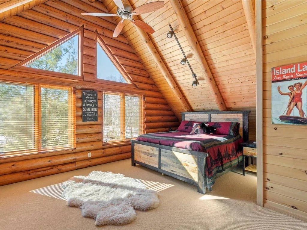 Upper level primary bedroom.