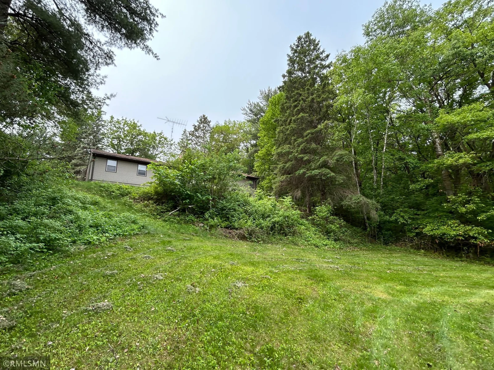 View of th lakeside of the home.