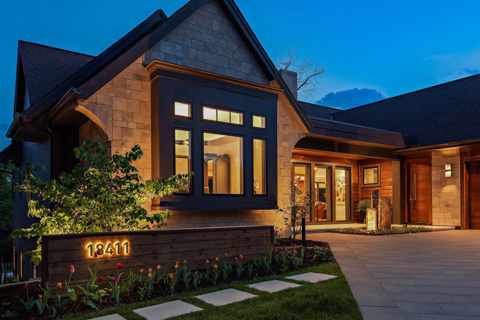 Midwest Modern Design - Every intricate detail has its inspiration in this stunning custom built home. Moments from Downtown Wayzata & Lake Minnetonka, amongst 19 luxury dwellings in exclusive Rusten Wood neighborhood located on private Hadley Lake.