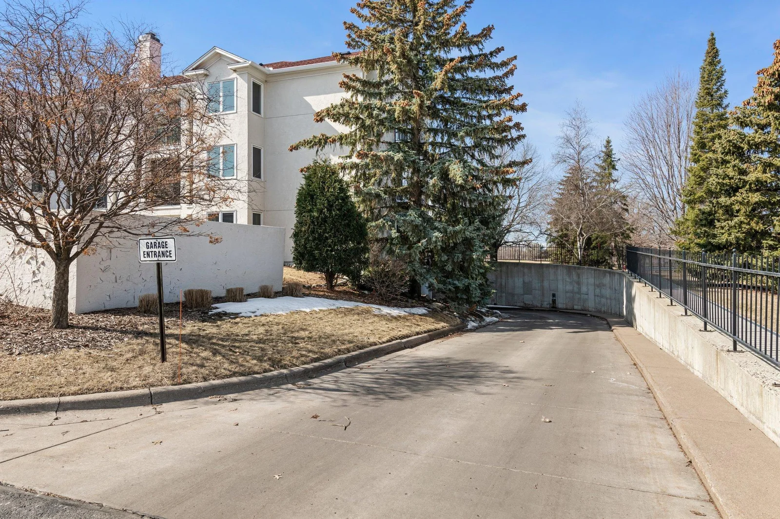Garage driveway