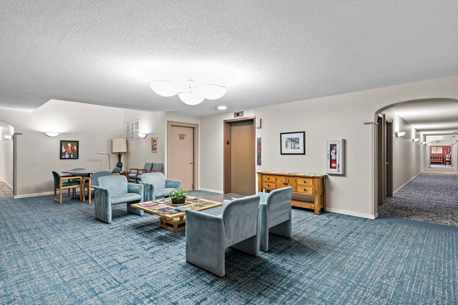 First floor gathering area