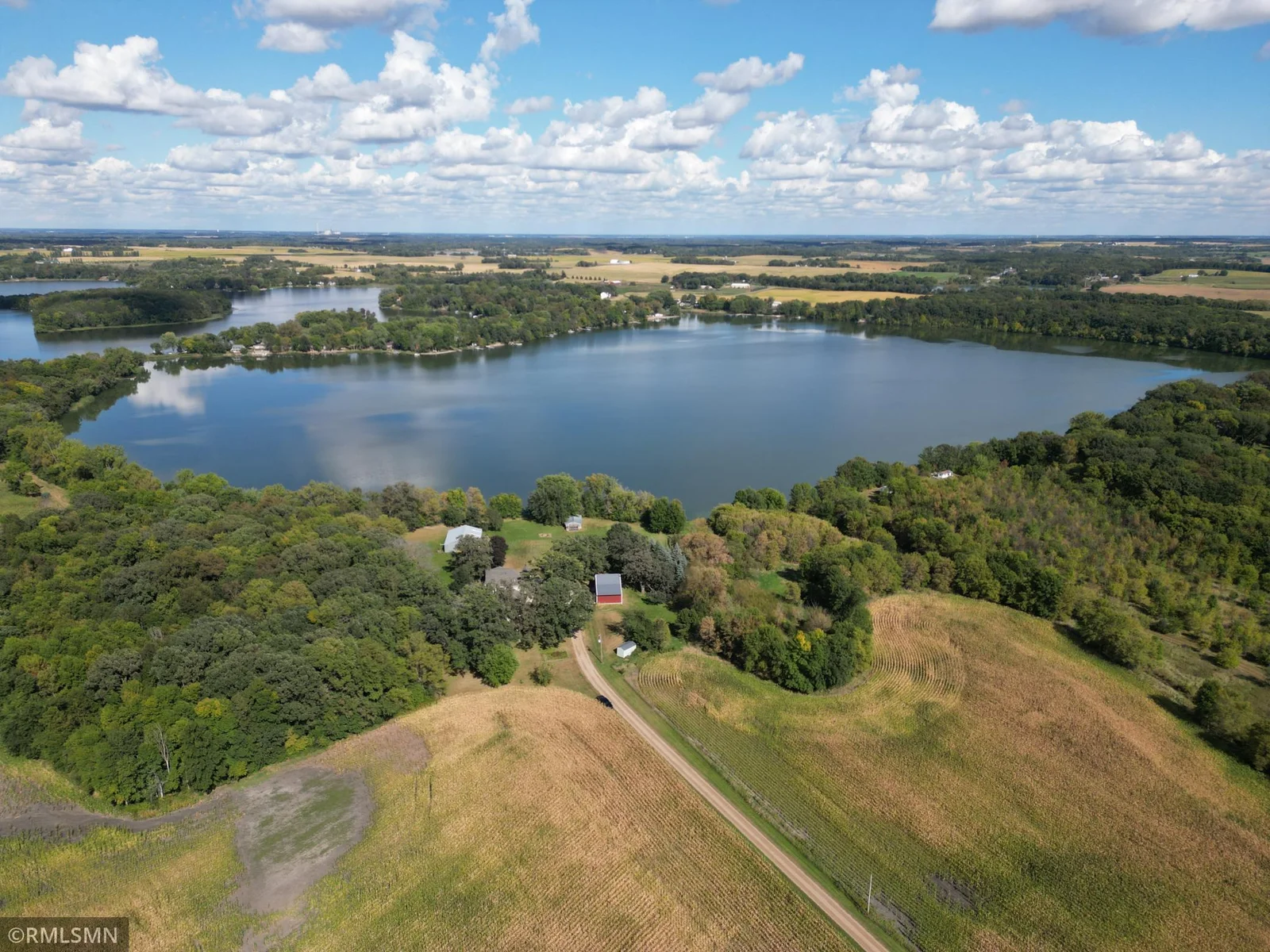 This property has gently rolling acreage and about 720 feet of shoreline on Somers Lake.