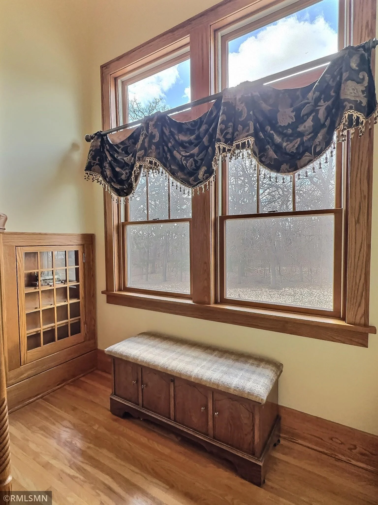 Another example of the custom woodwork in this house, built to match the original home.