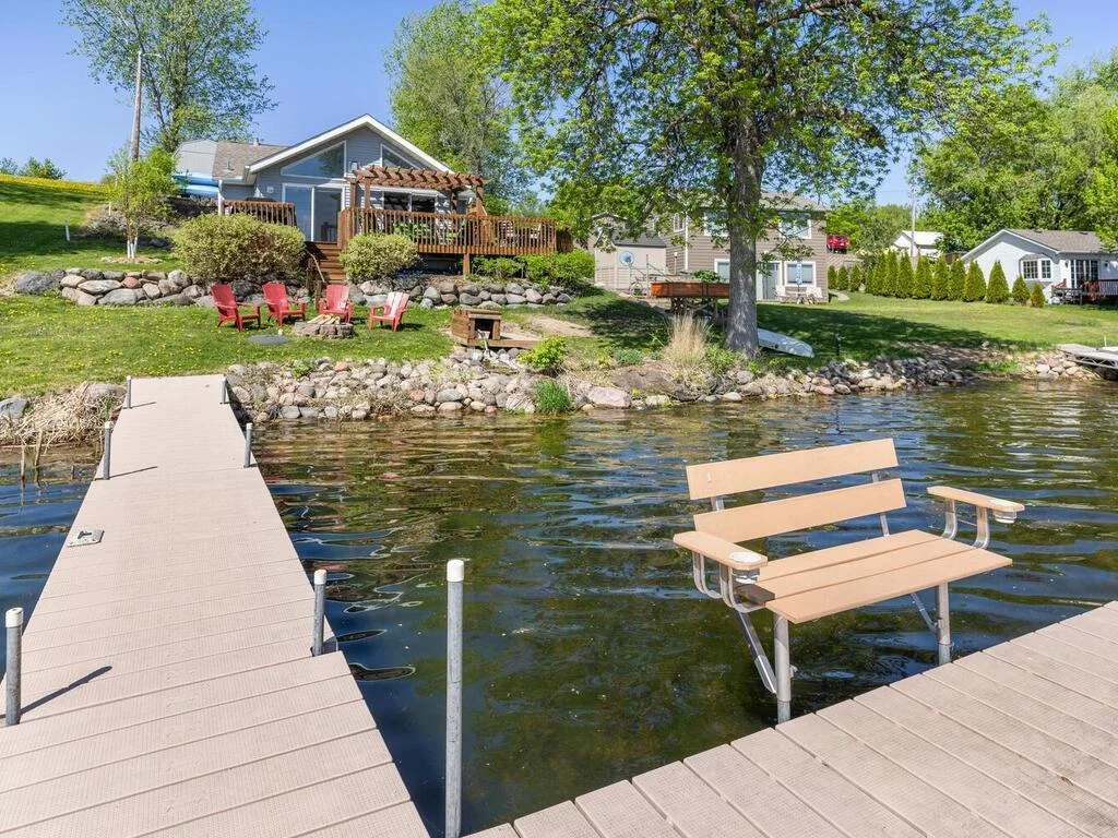 Dock Stays With The Home And Is Perfect For Boating and Fishing