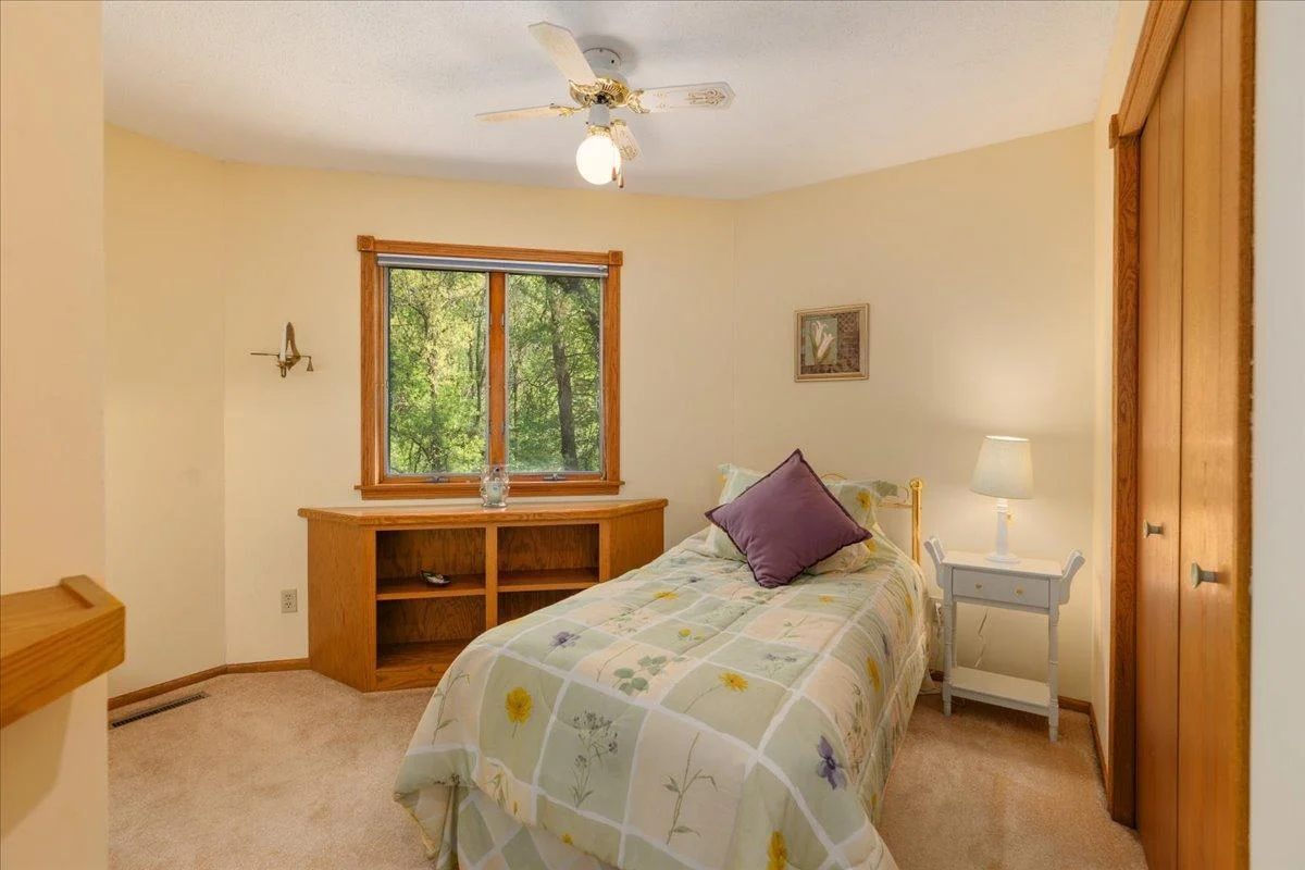 Second side of upper level twin bedroom
