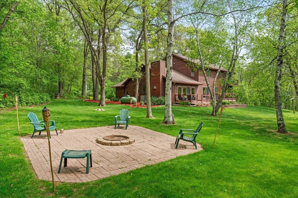 This firepit area is the perfect spot for gatherings