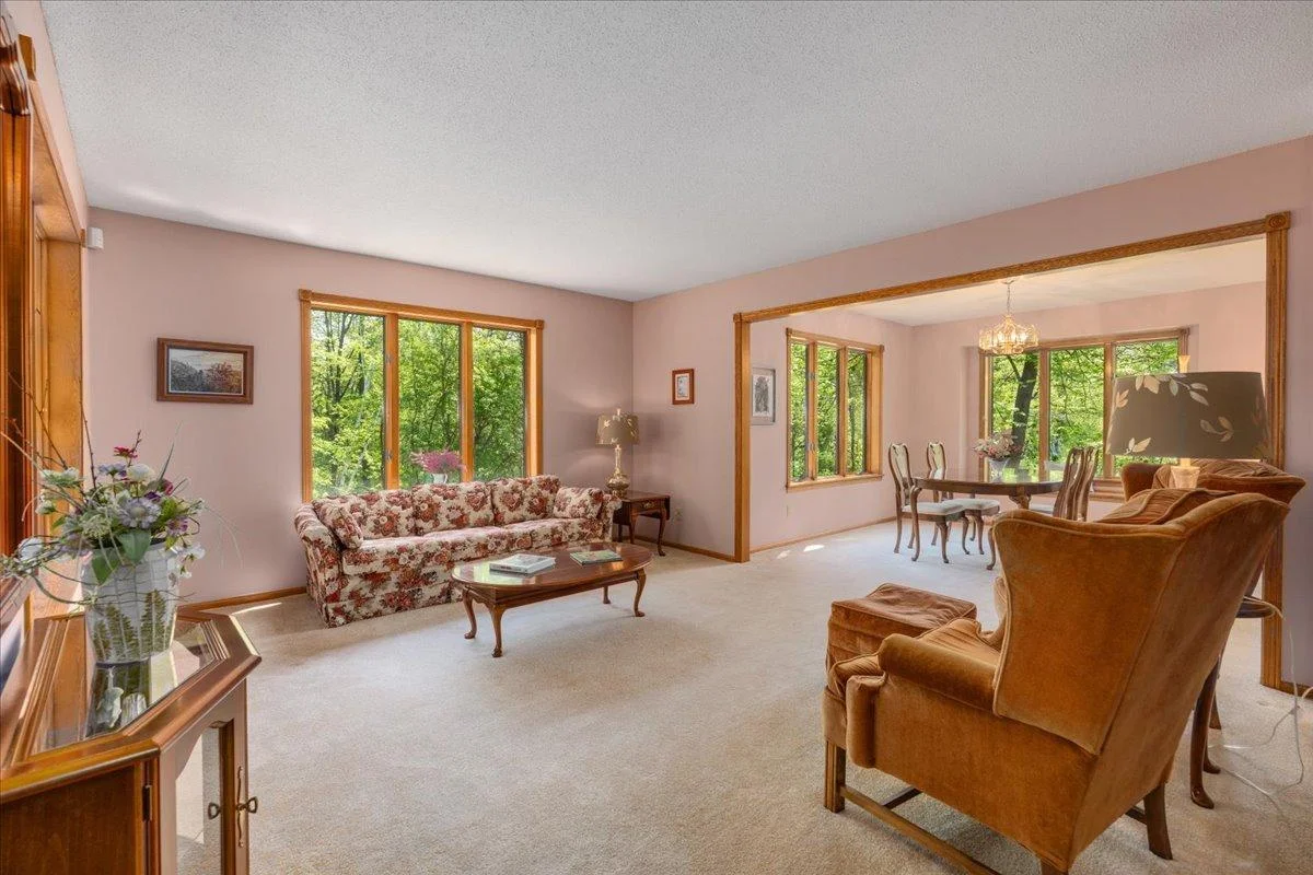 Quiet sitting room perfect for visiting or curling up to read a book