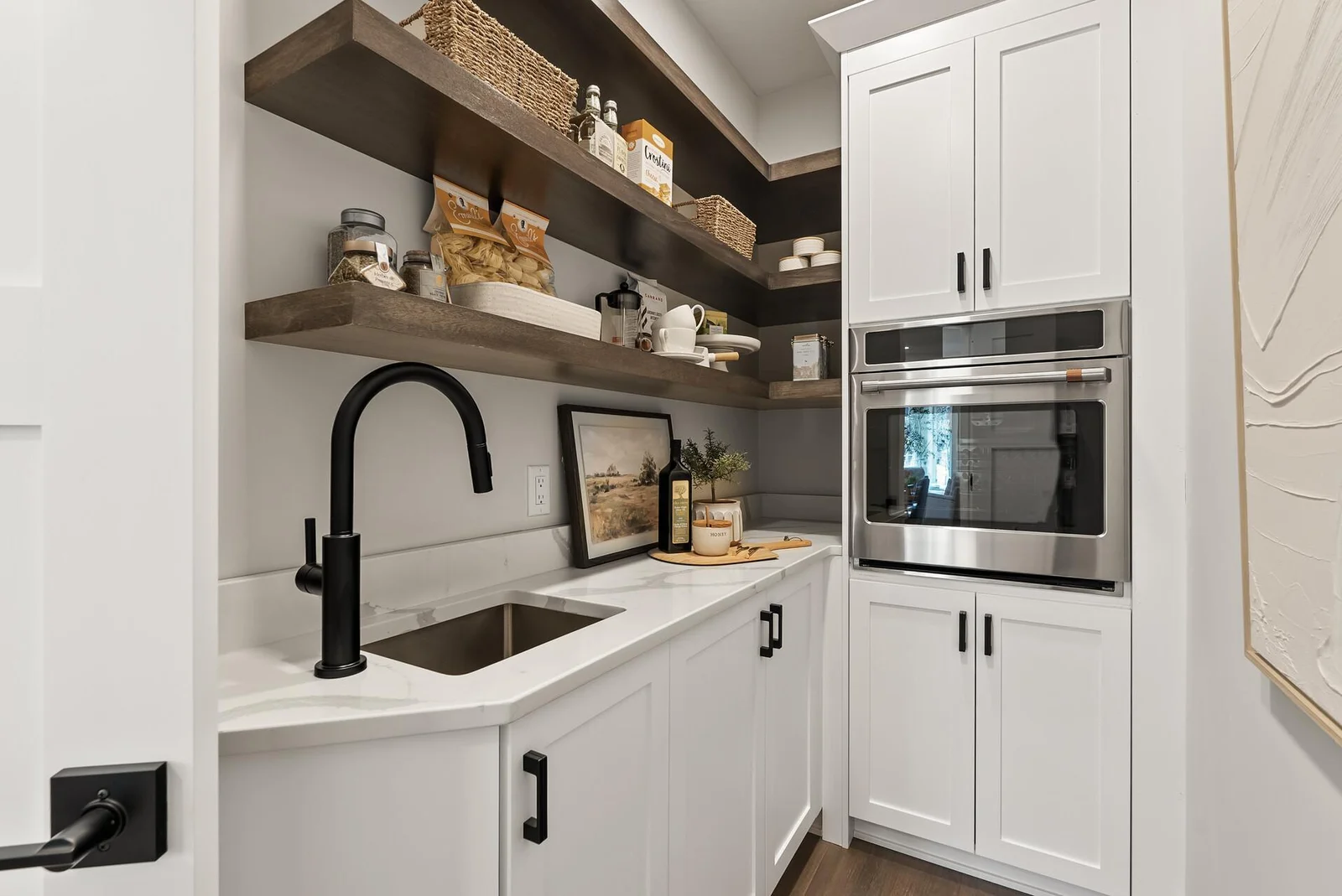 Pantry with Prep Sink and 2nd Oven