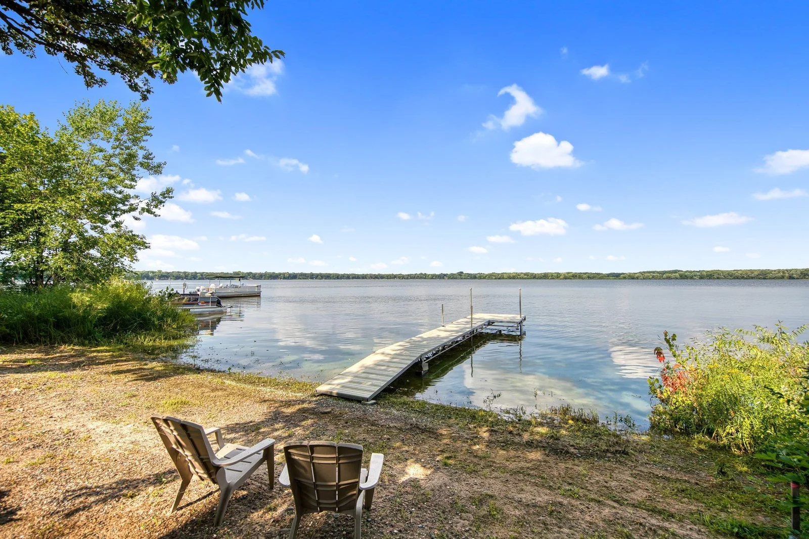 Lakeshore view.