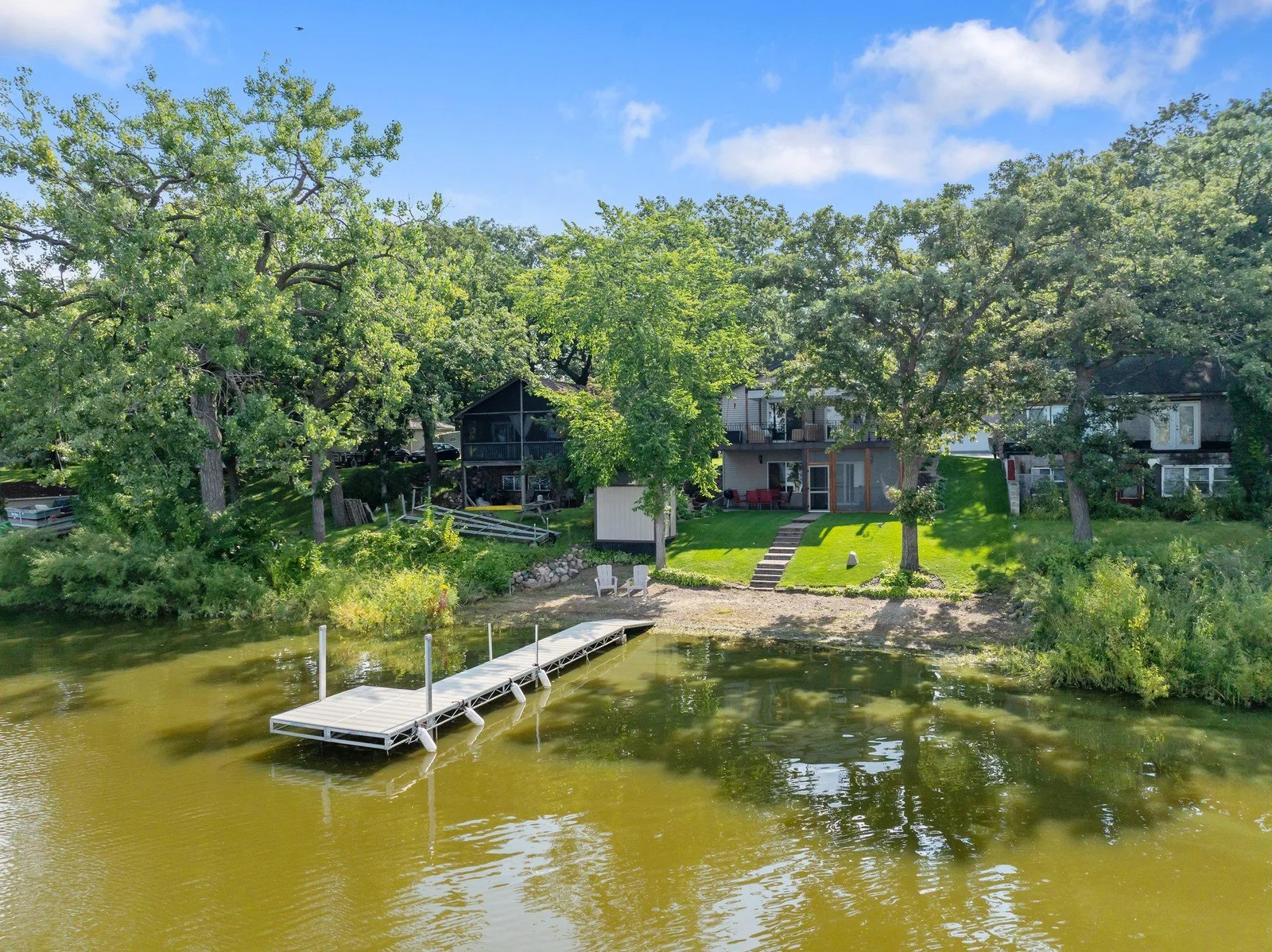 Lake is good for swimming, boating, fishing, and more!
