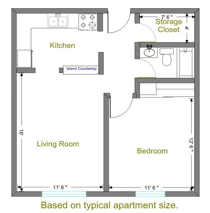 North Villa 1-Bedroom Layout.JPG