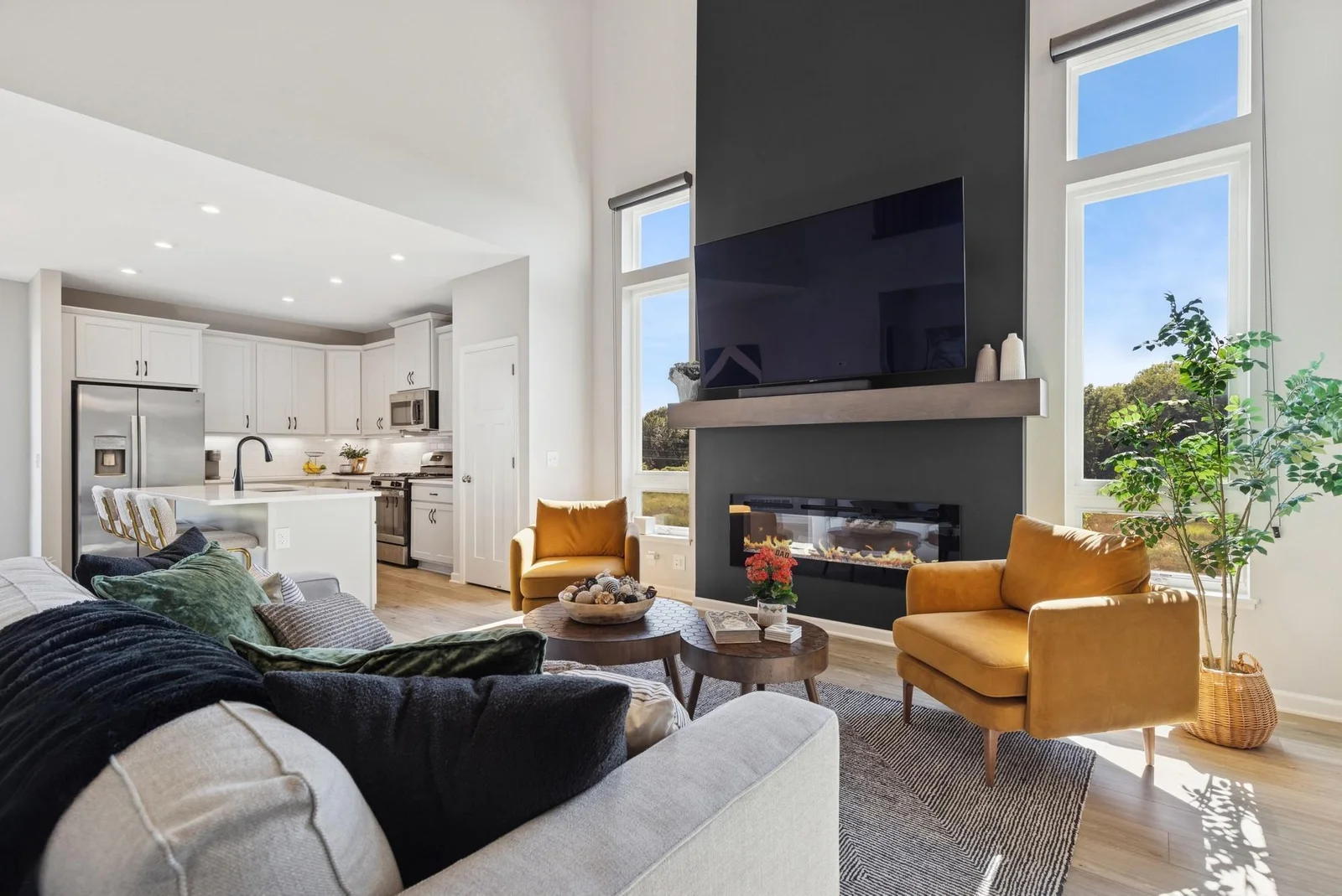 Fireplace ambiance!