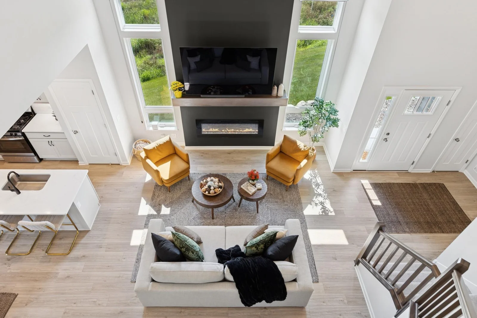 2 story great room