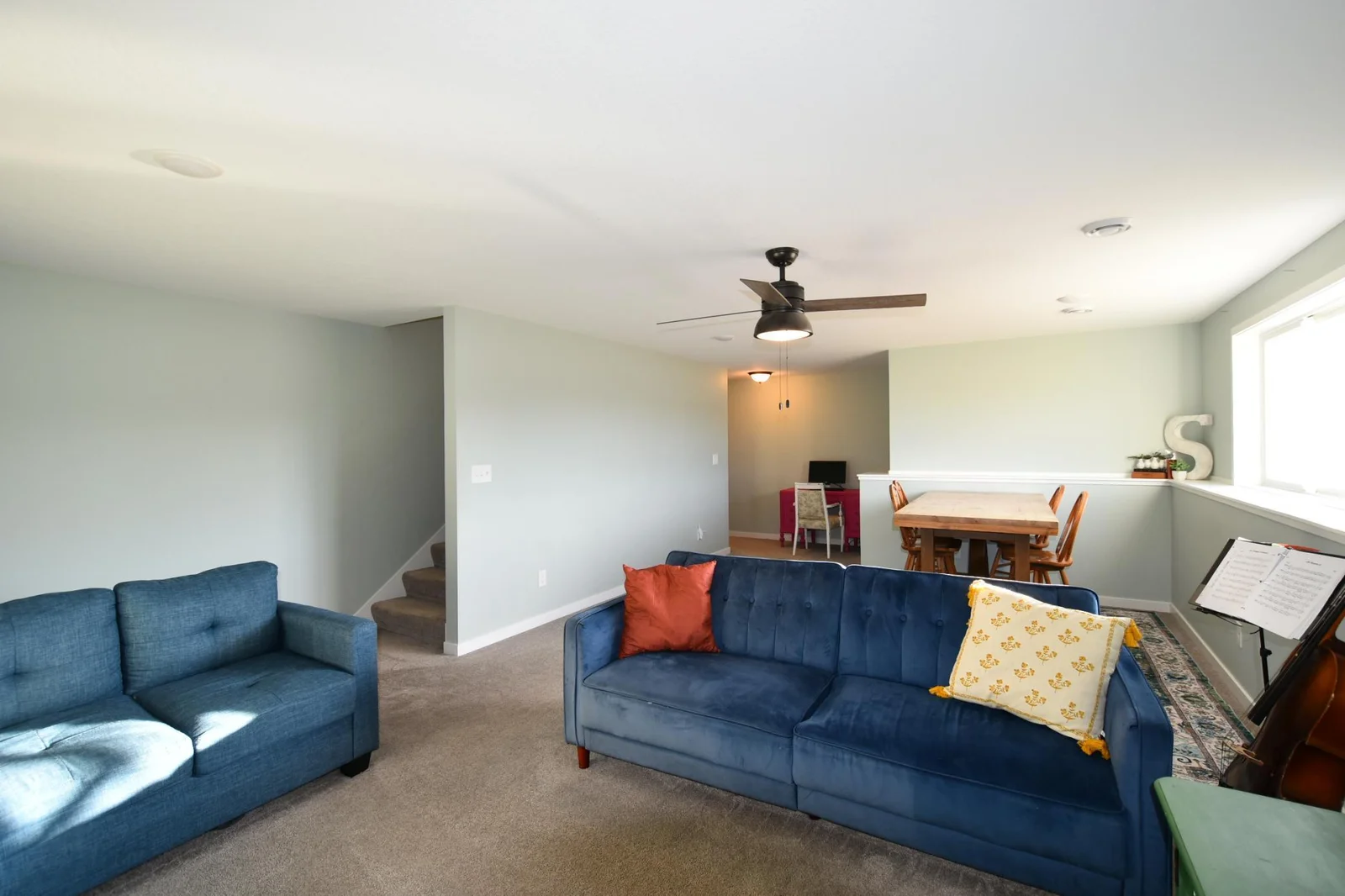 Basement family room