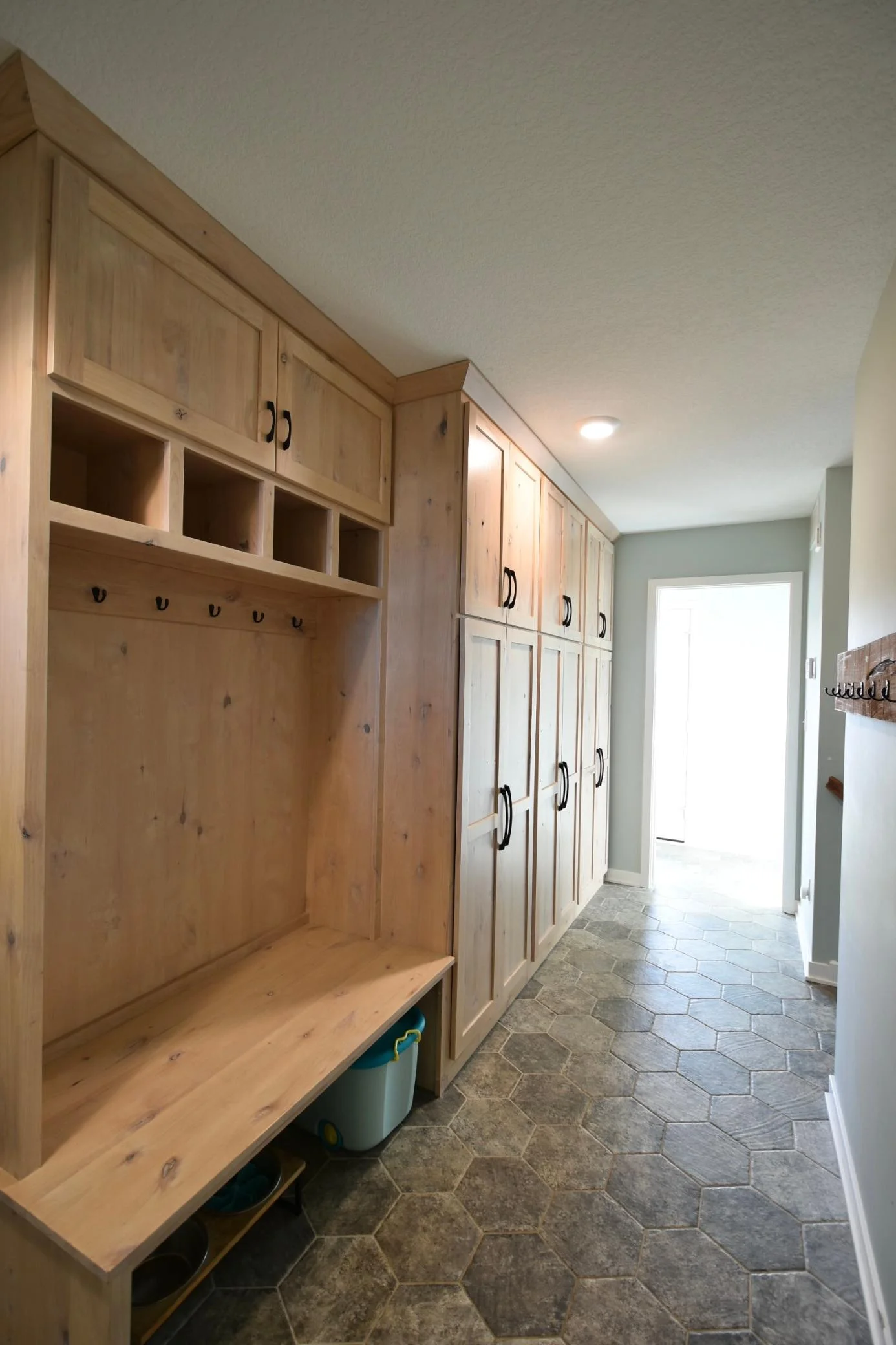 Mudroom is already plumbed & vented for washer/dryer if main floor laundry is needed