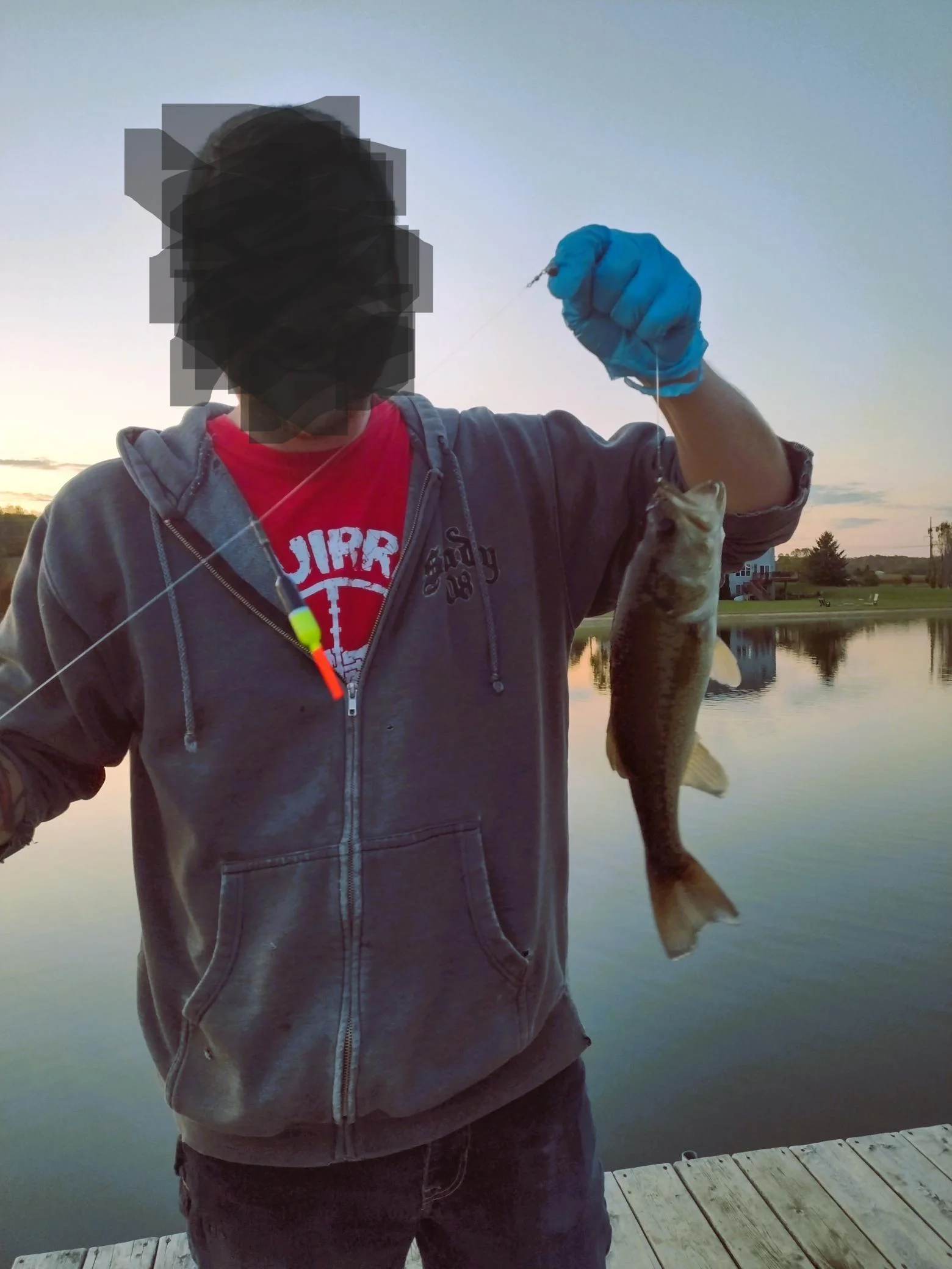 fish form the dock or shore!