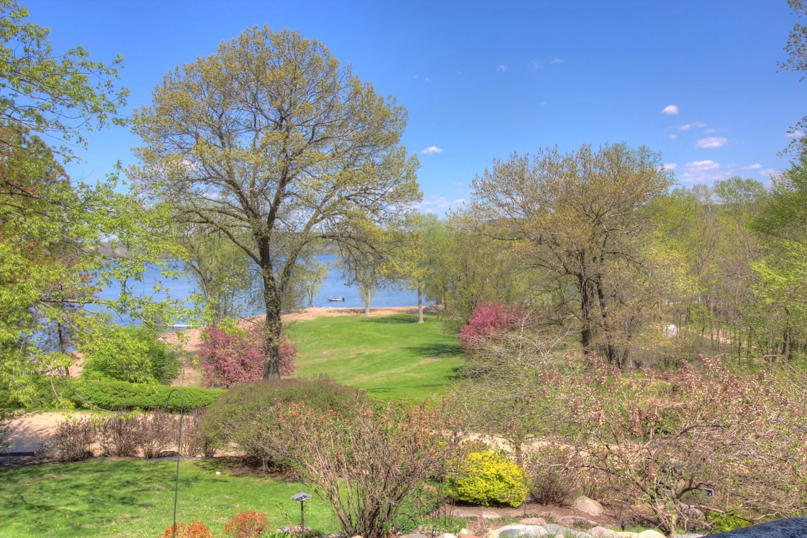 Front Yard with 200 Ft of River Frontage