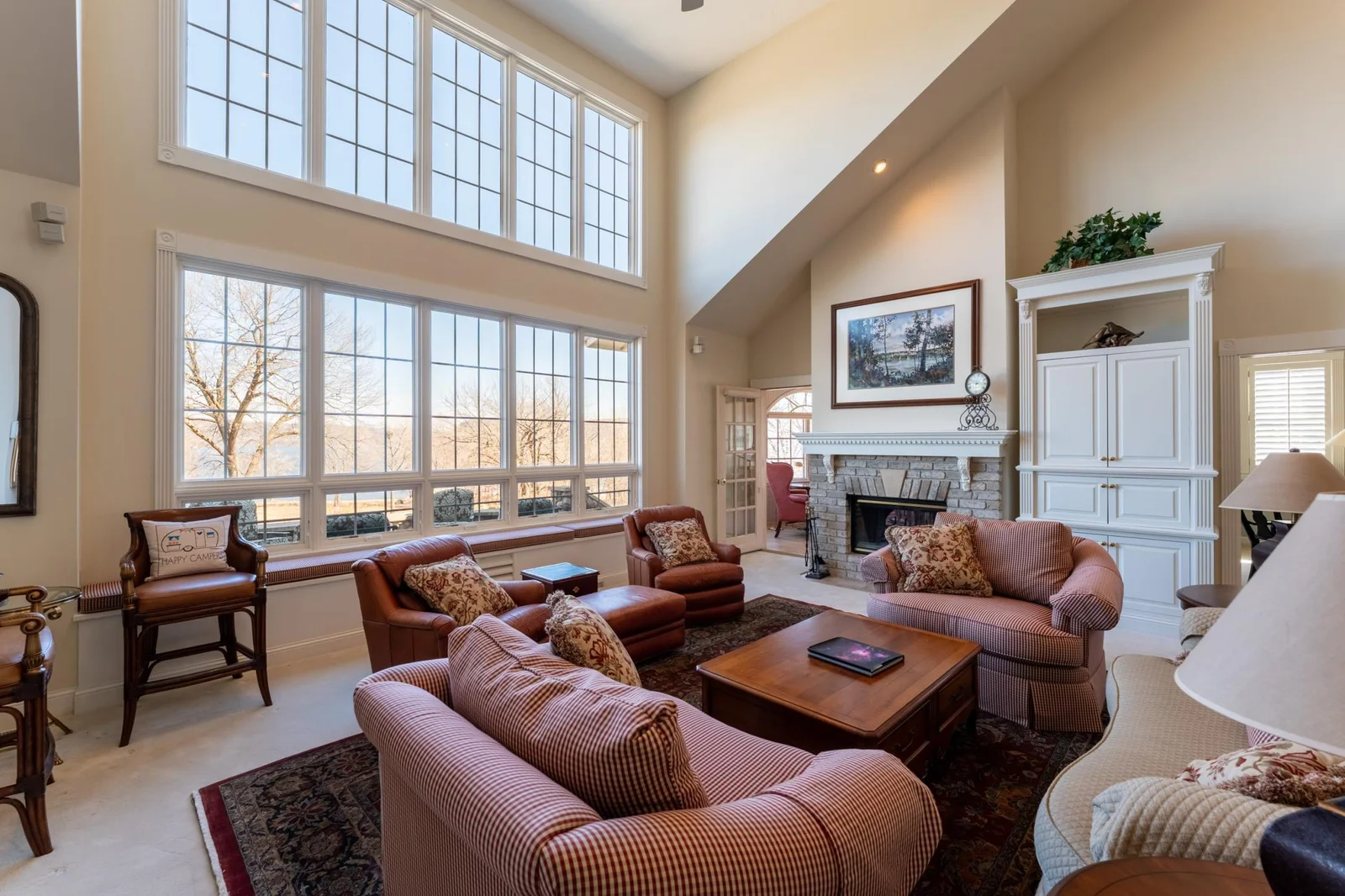 Living Room with Floor to Ceiling Windows