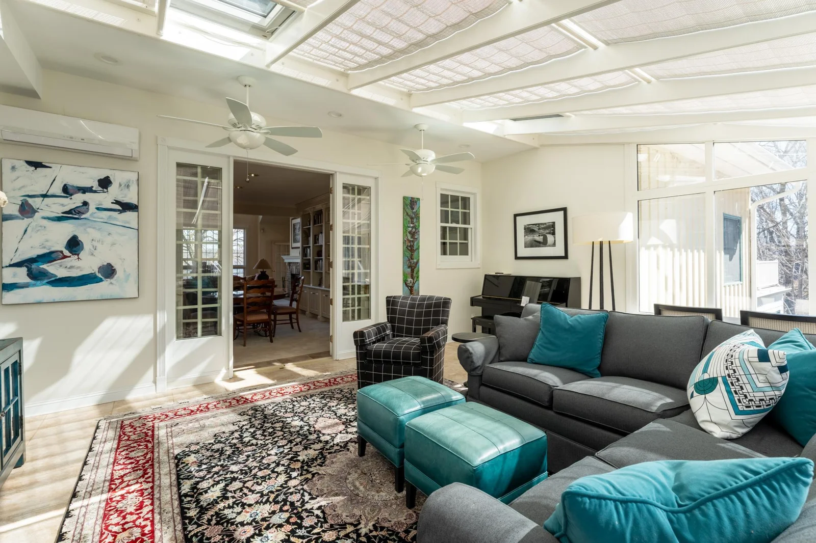 Conservatory with In-Floor Heat