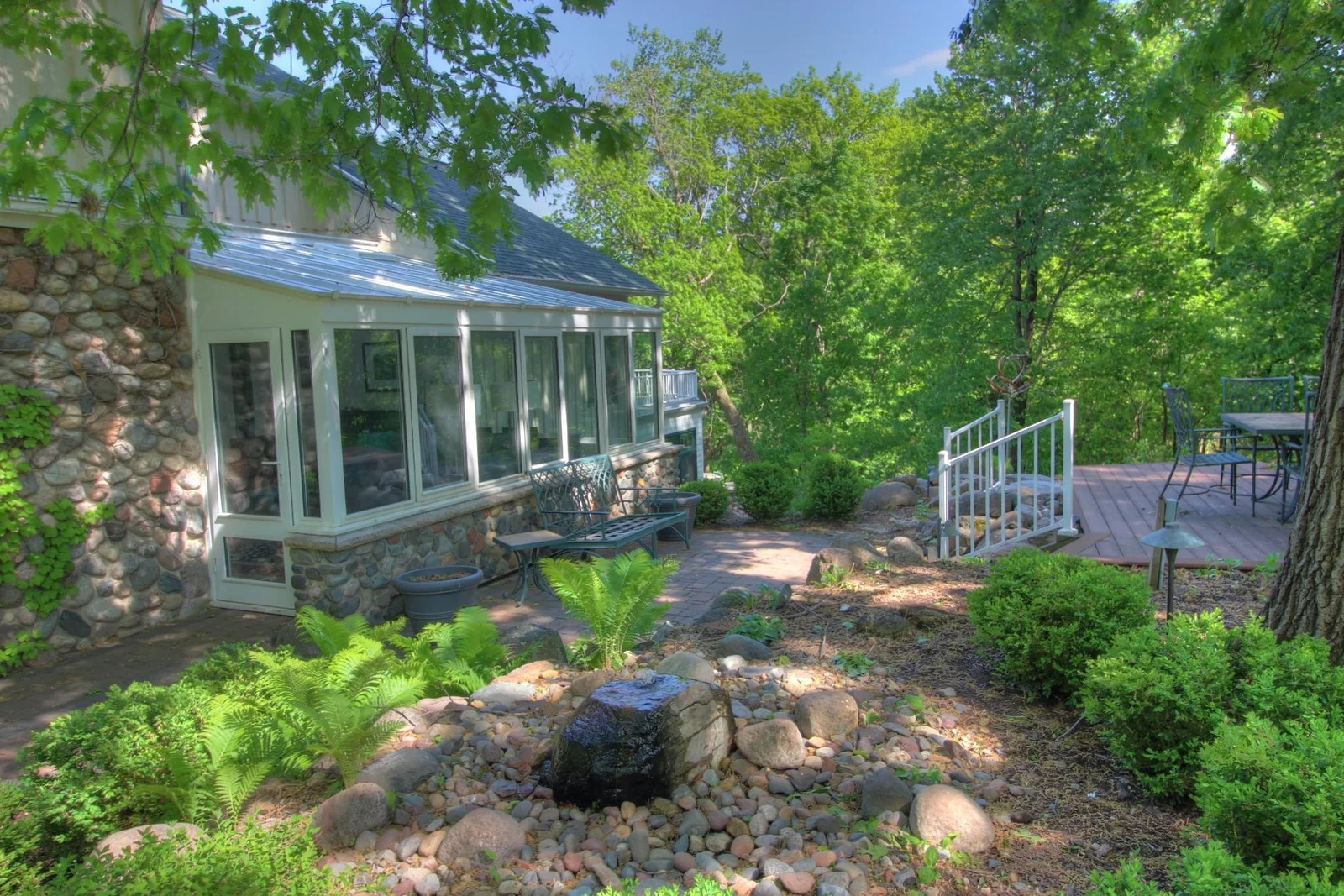 Rock Garden and Water Fountain