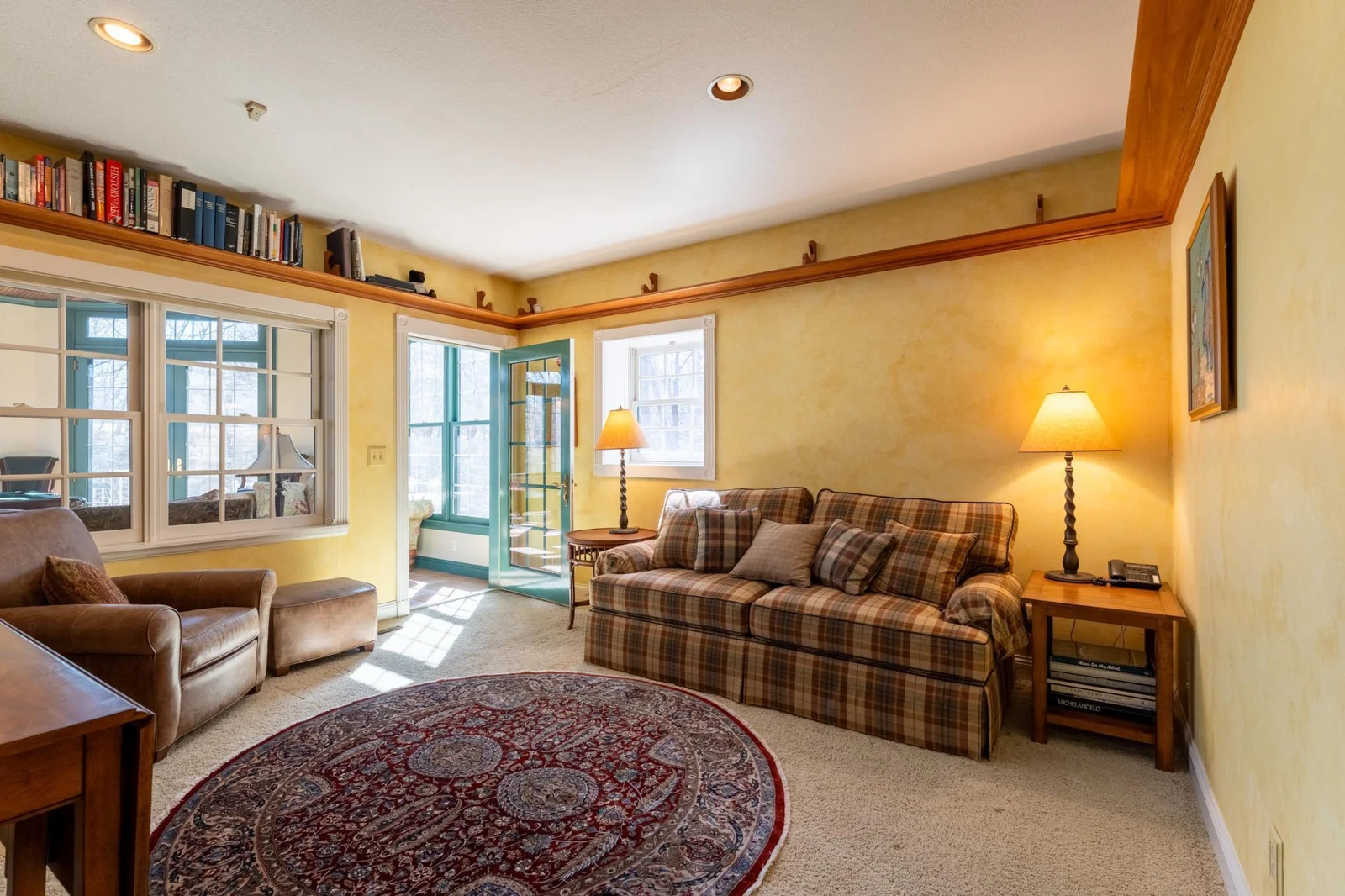 Family Room to Billiards Room