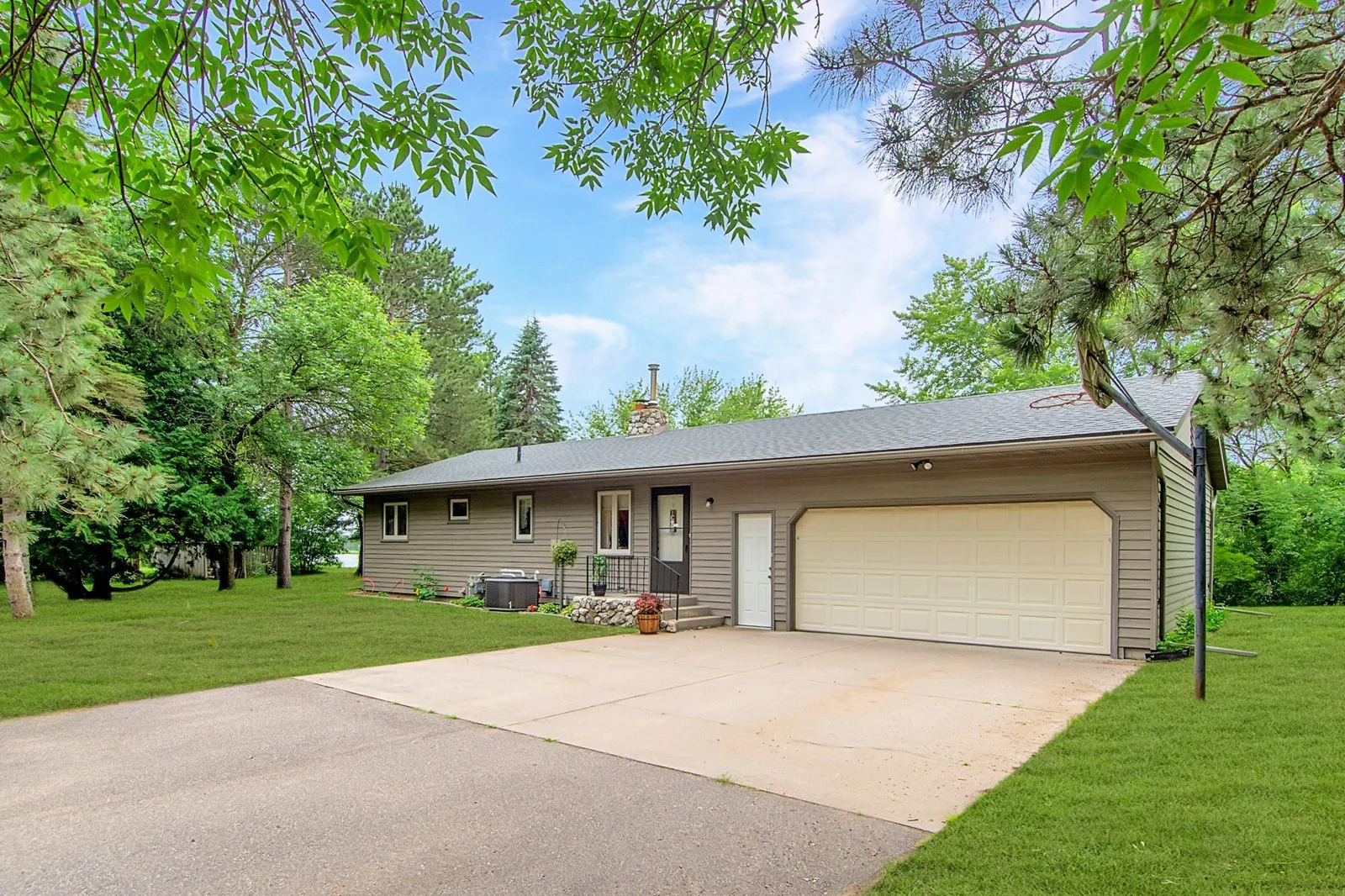 Front View of Home (Edited to Show Grass when Filled in)