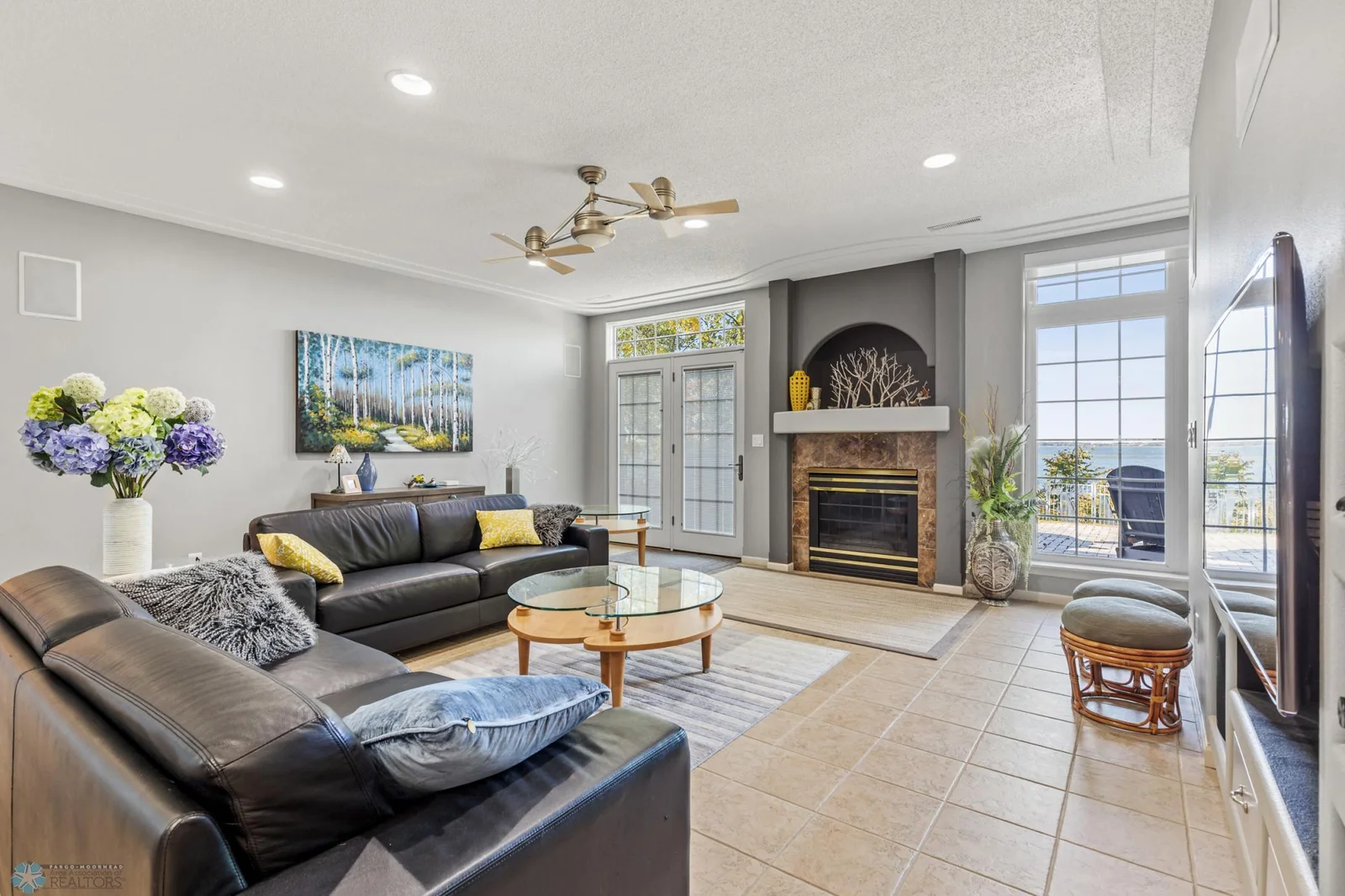 Family Room with Fireplace