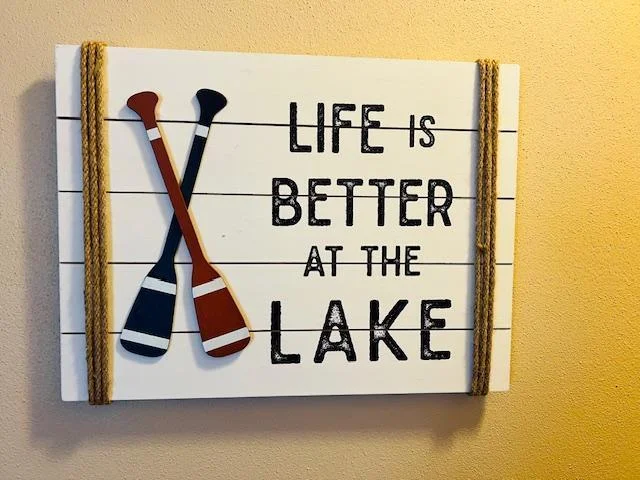 Life is better at the lake!