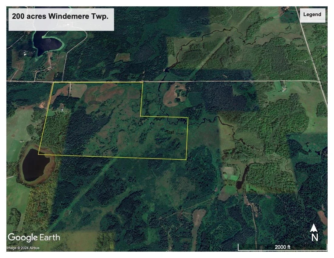200 acres Windemere Twp