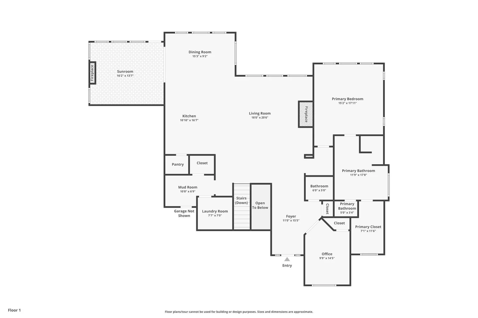 Main Level Floorplan