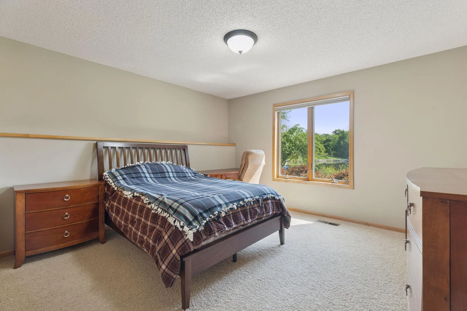 LL Bedroom 3 with lake views