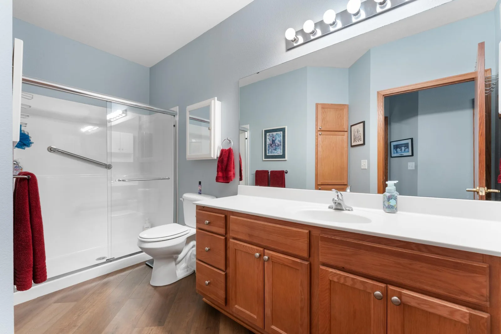 Primary bathroom with shower