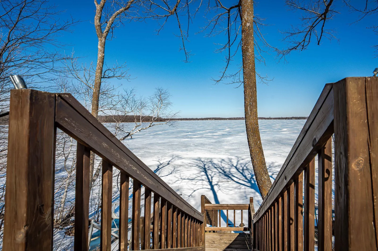 Steps to Lake
