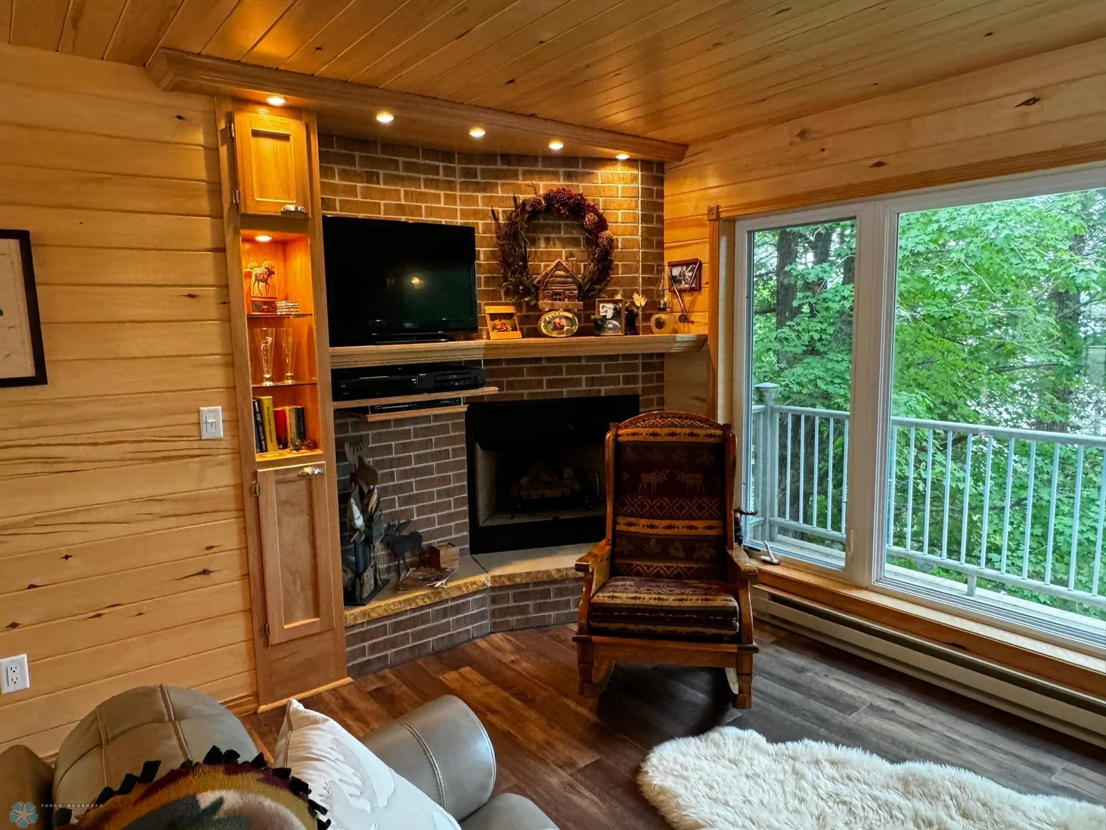 Cozy Gas Fireplace