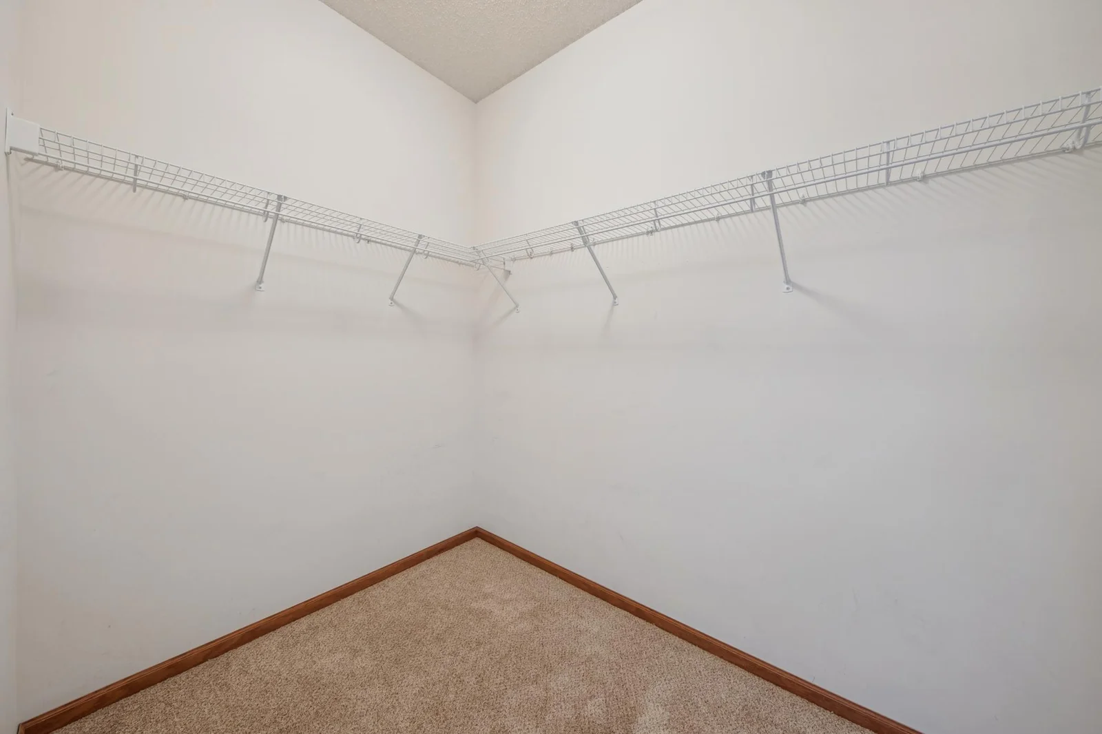 Large owners suite walk-in closet