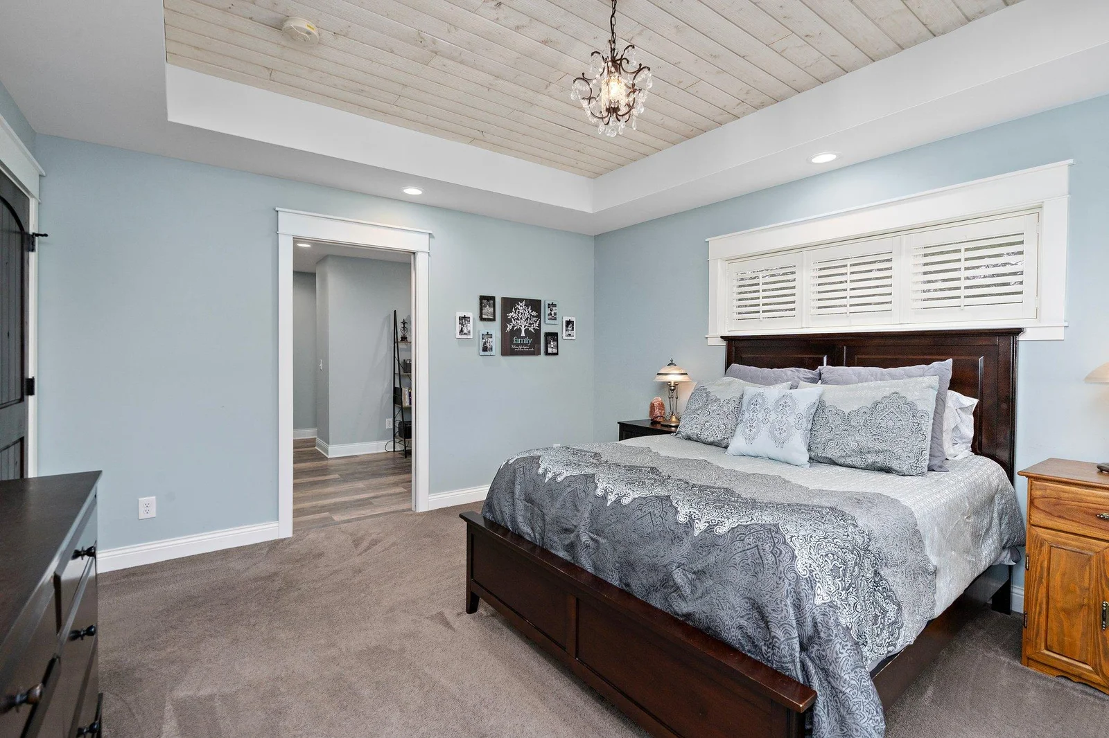 There is a bonus room off of the bedroom, and tons of closet space!