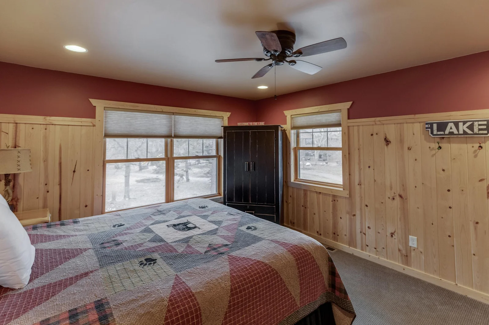 Second floor bedroom with bath