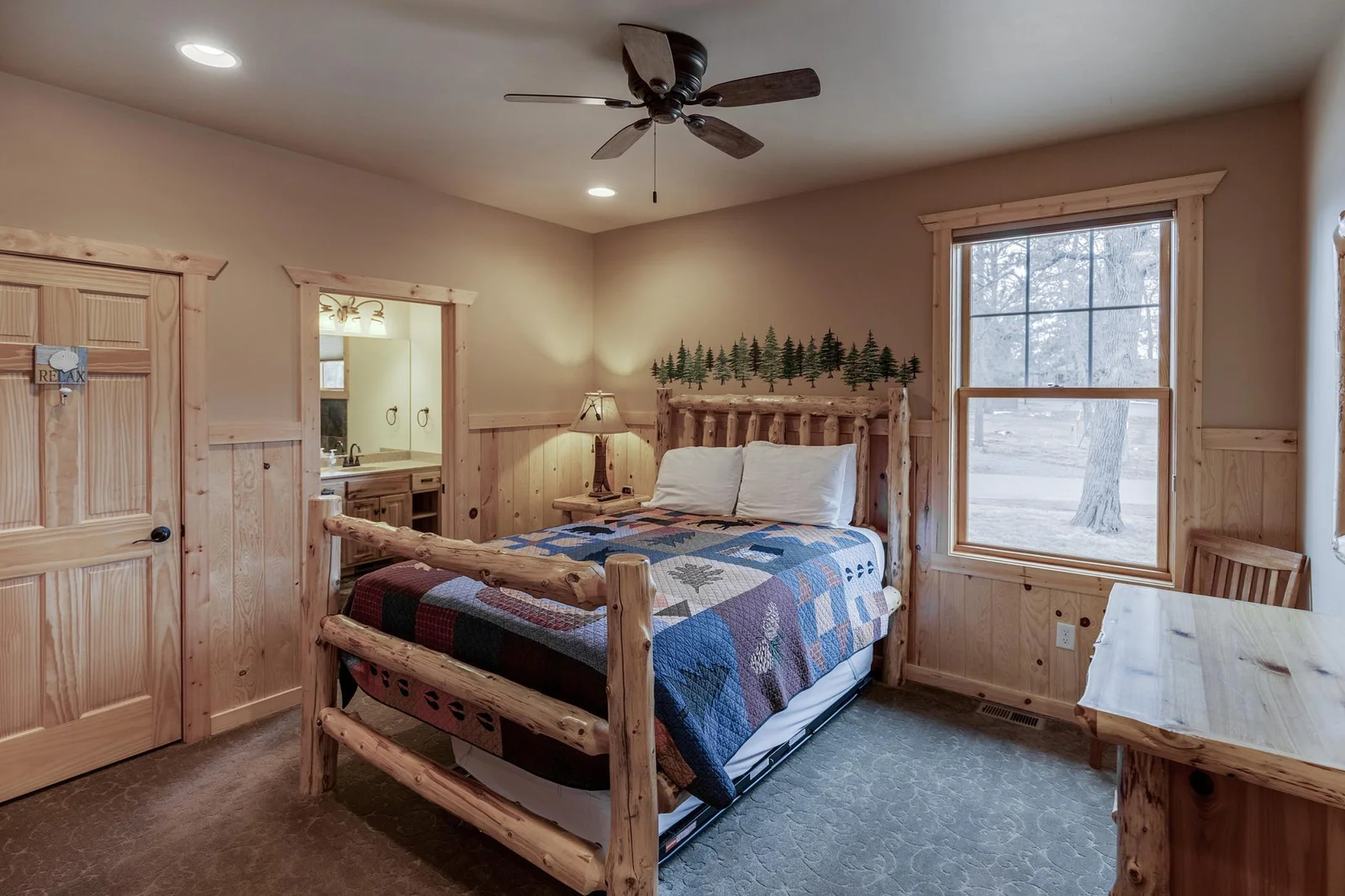 First floor bed with bath