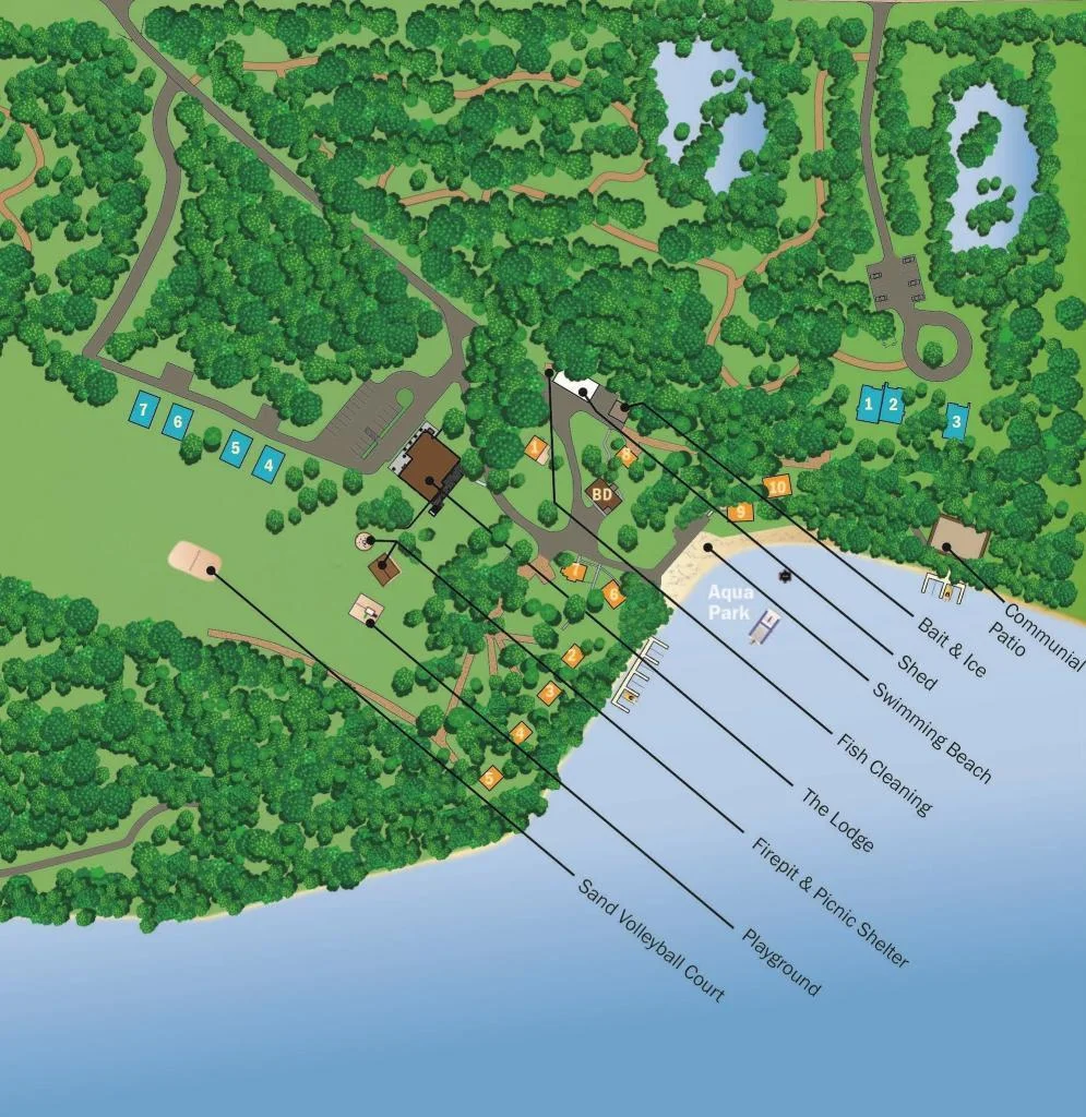 East Silent Lake Site Map