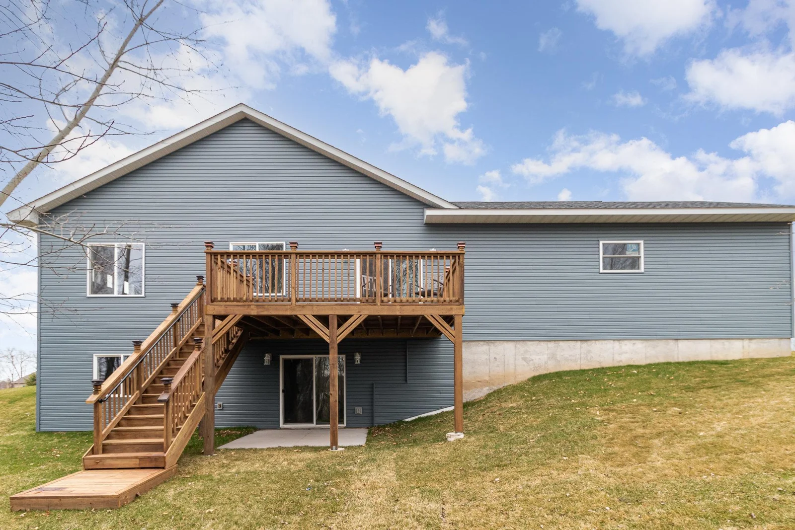 Back of the home.