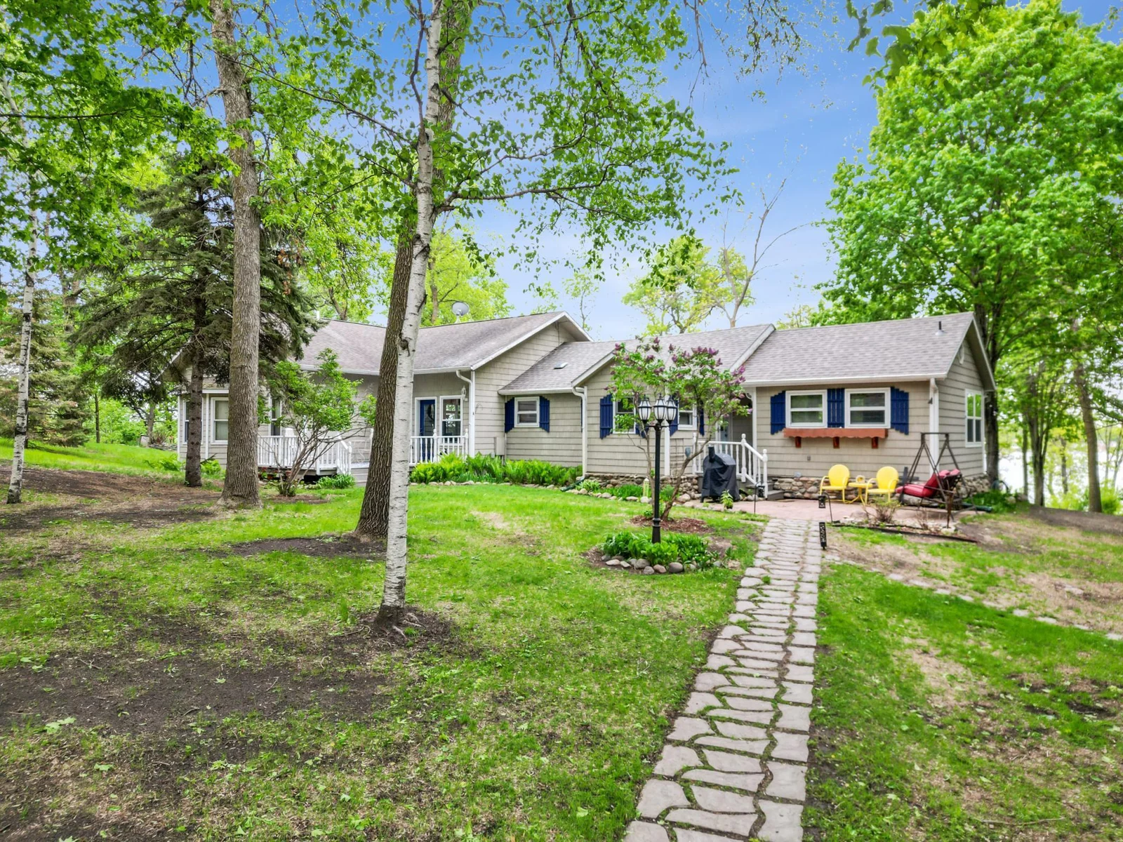 Roadside view of property
