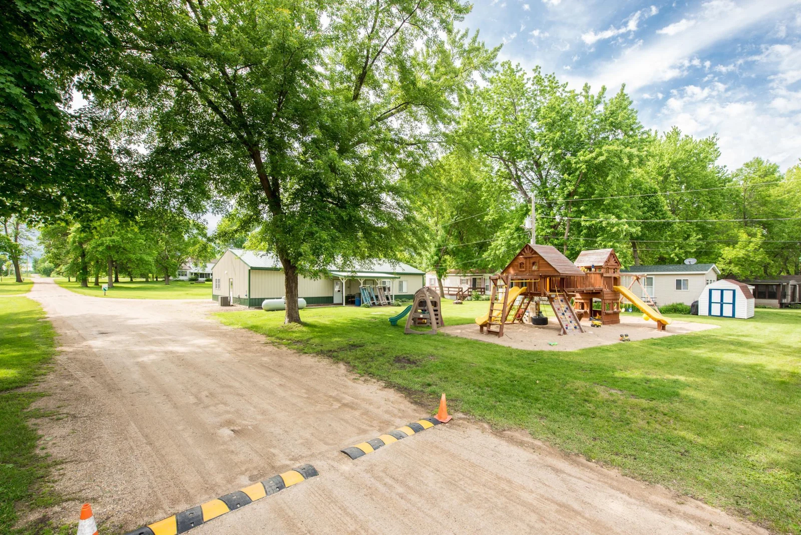 Playground and community room