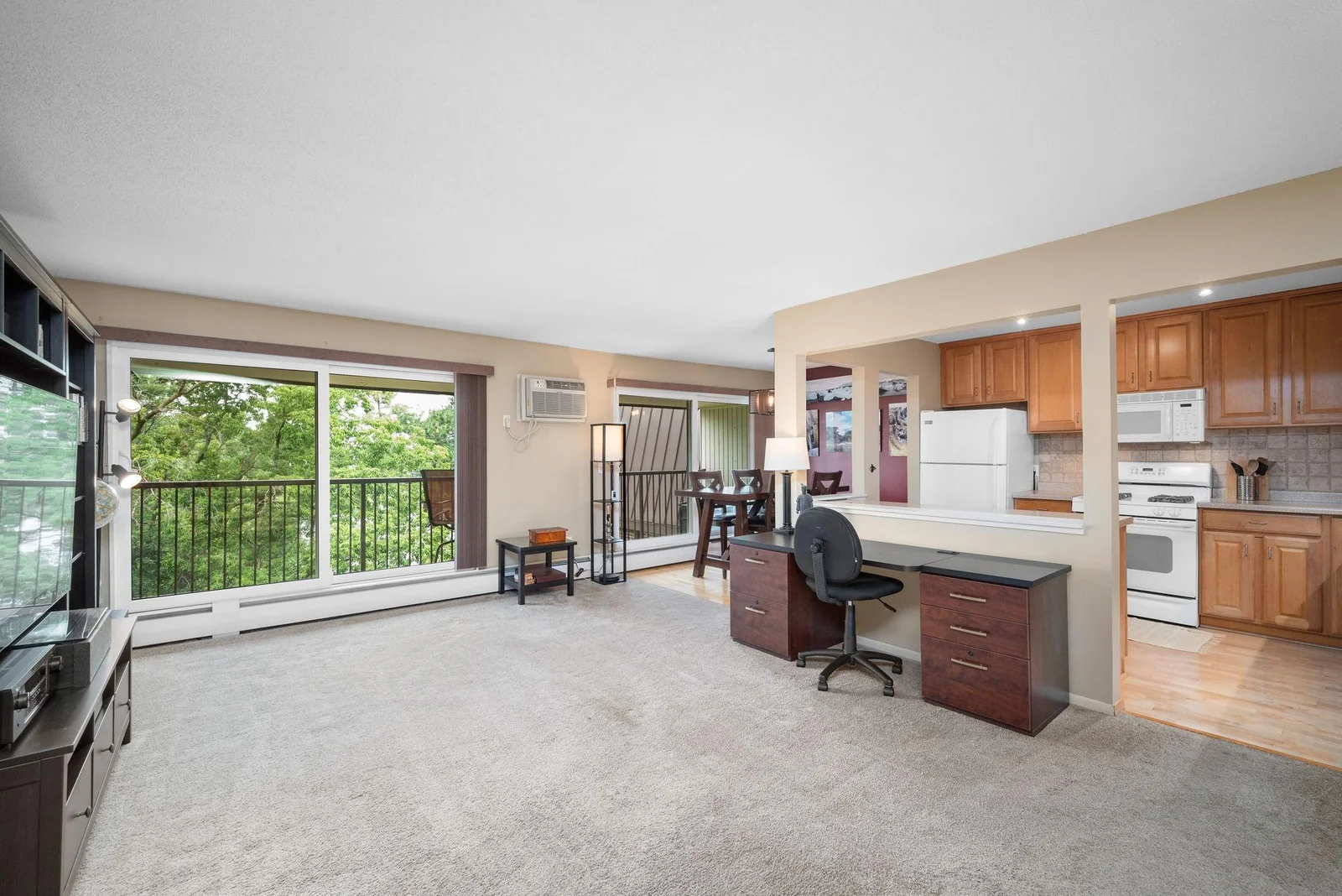 Nice, open floor plan, but still has defined spaces.