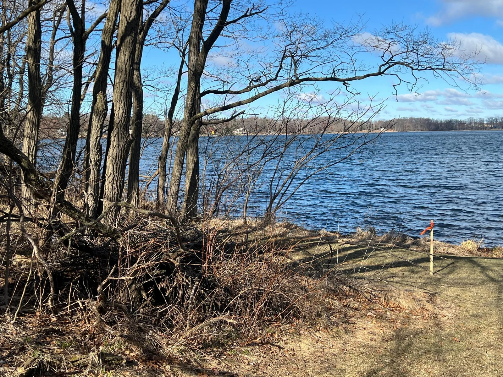 North line at the lake
