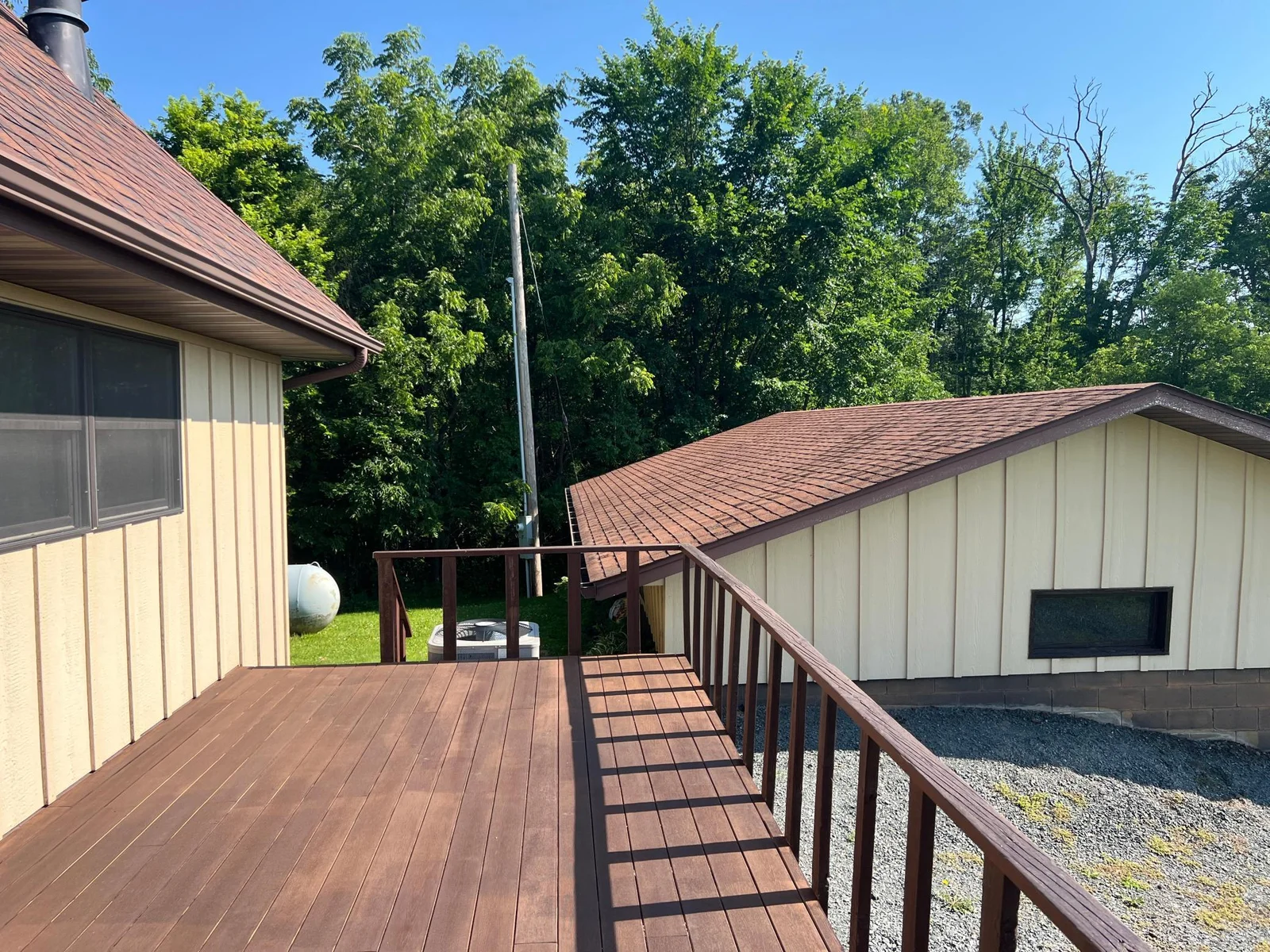 East deck