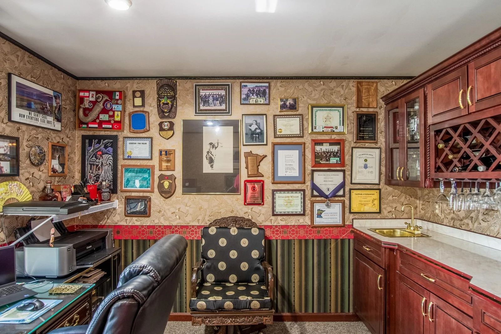 Stately Appointed Study