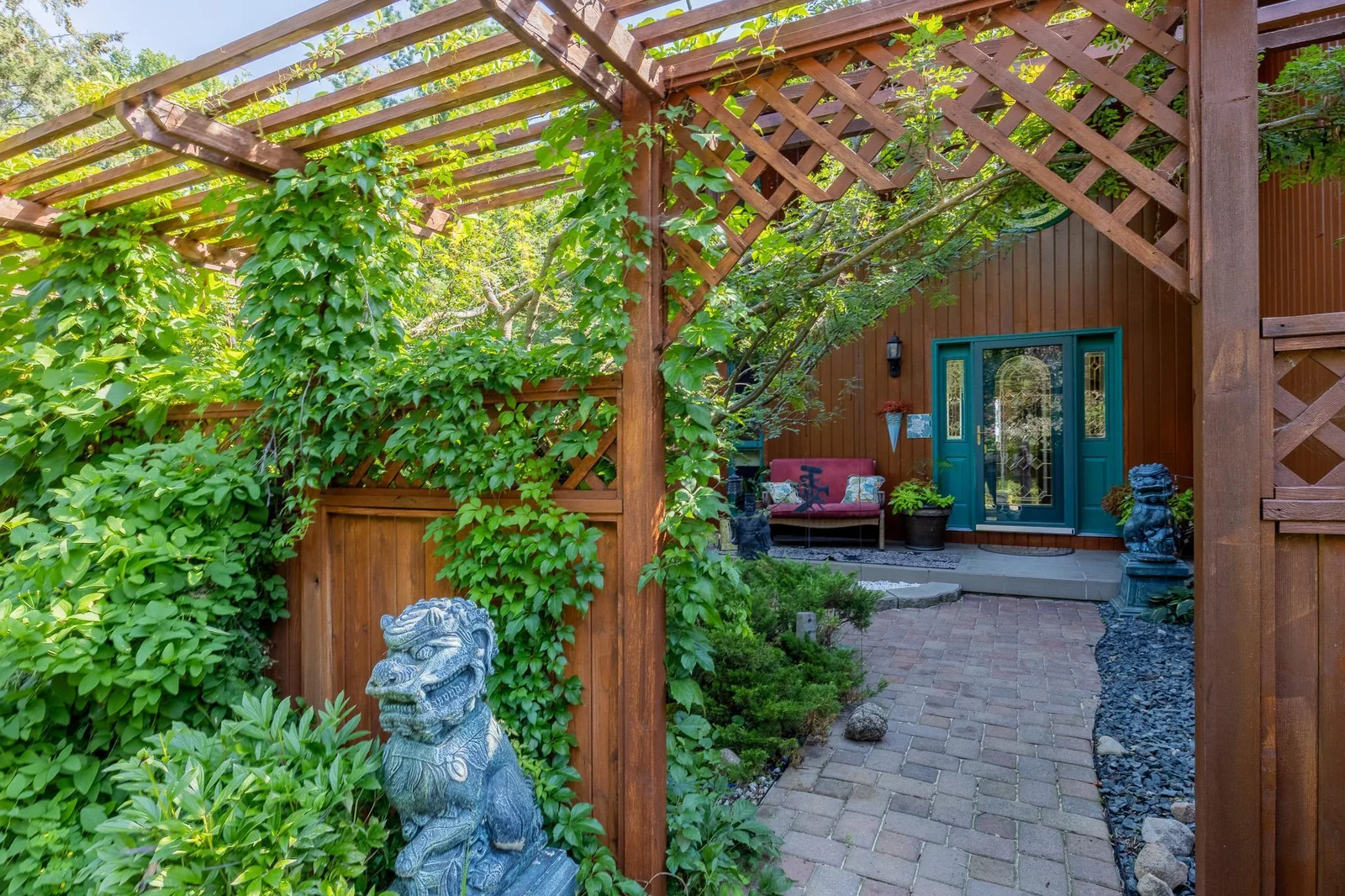 Peaceful Inviting Entry